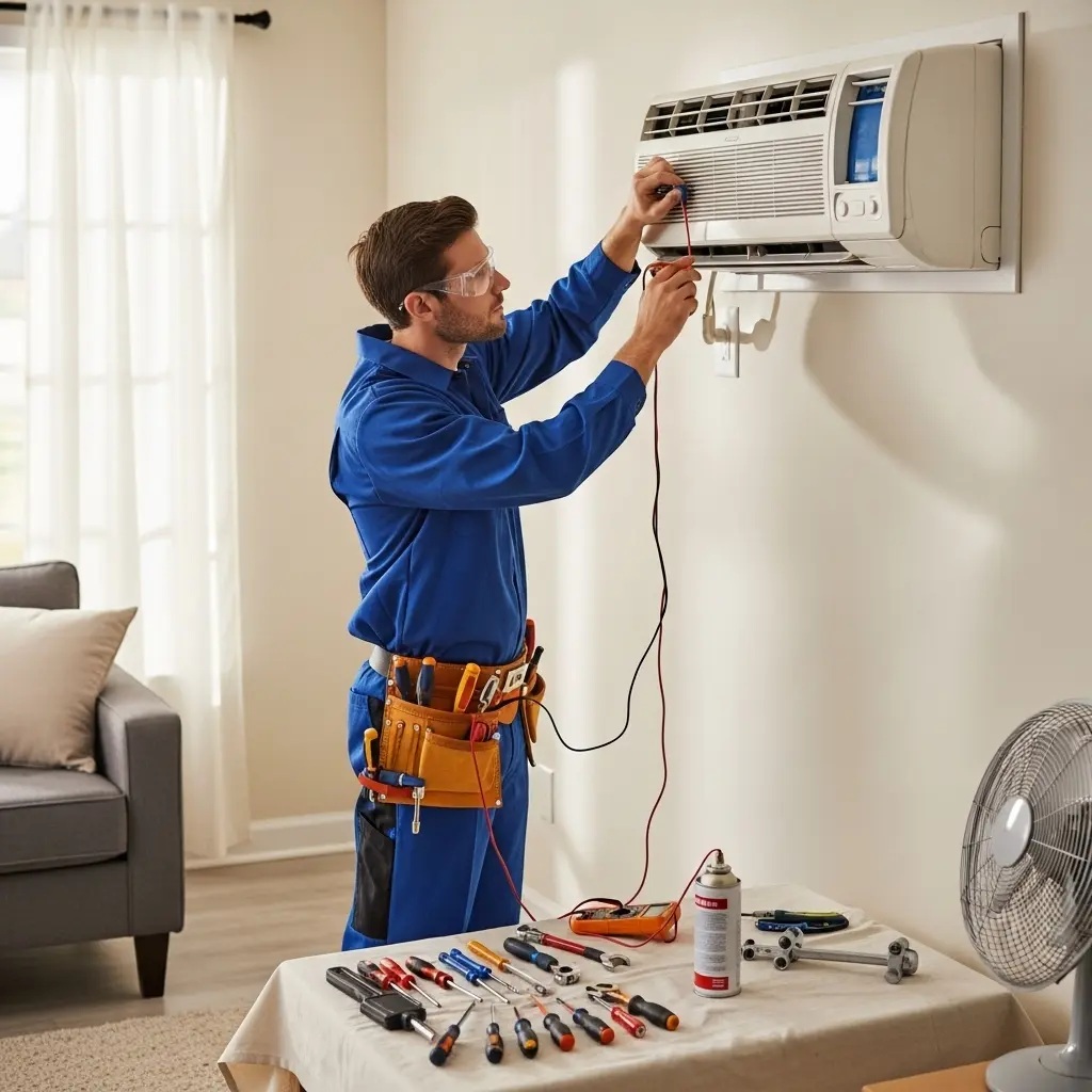 Sarıgöl Vaillant Vaillant klima gaz dolumu ve bakım – Enerji verimliliği artırıldı. - Teknik servis örneği